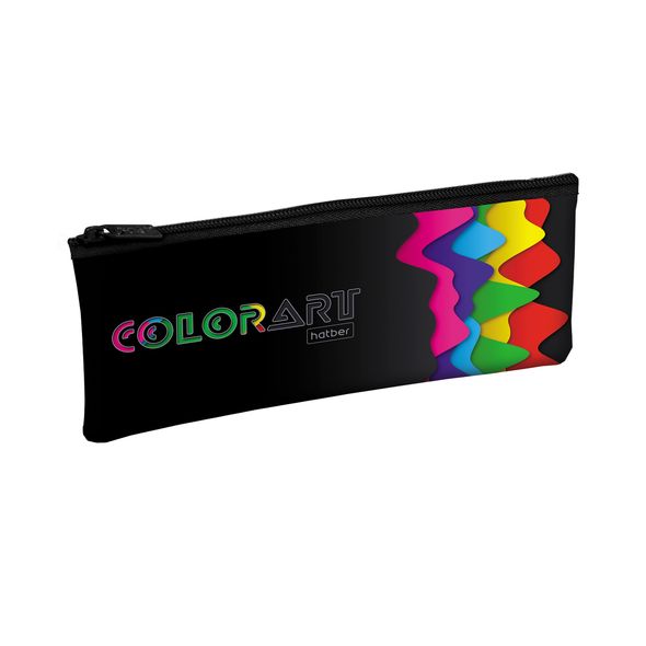 Пенал Hatber 195х75 мм на молнии мягкий -ColorArt- , 